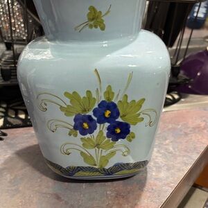 Italian Ceramic Dish with Rooster Logo